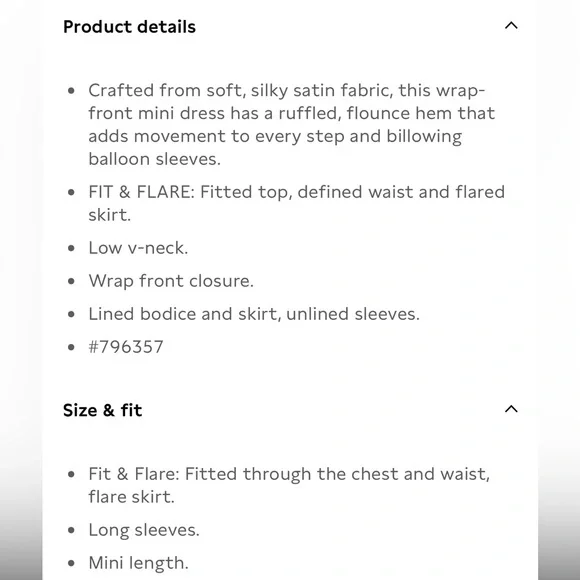 Banana Republic Ruffle Wrap Mini Dress M NWT Bright Peony Pink - Picture 7 of 8